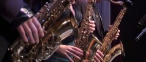 Saxophones in action