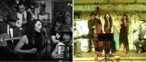 Band collage black to colour